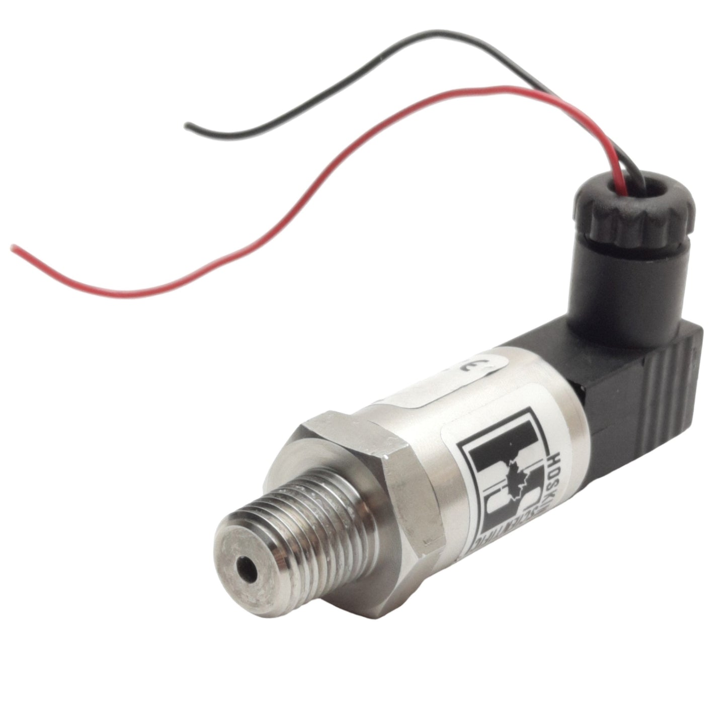 Used Hoskin Scientific Type E13 Pressure Sensor, 500psi, 1NC, 4-20mA Output, 12-30VDC