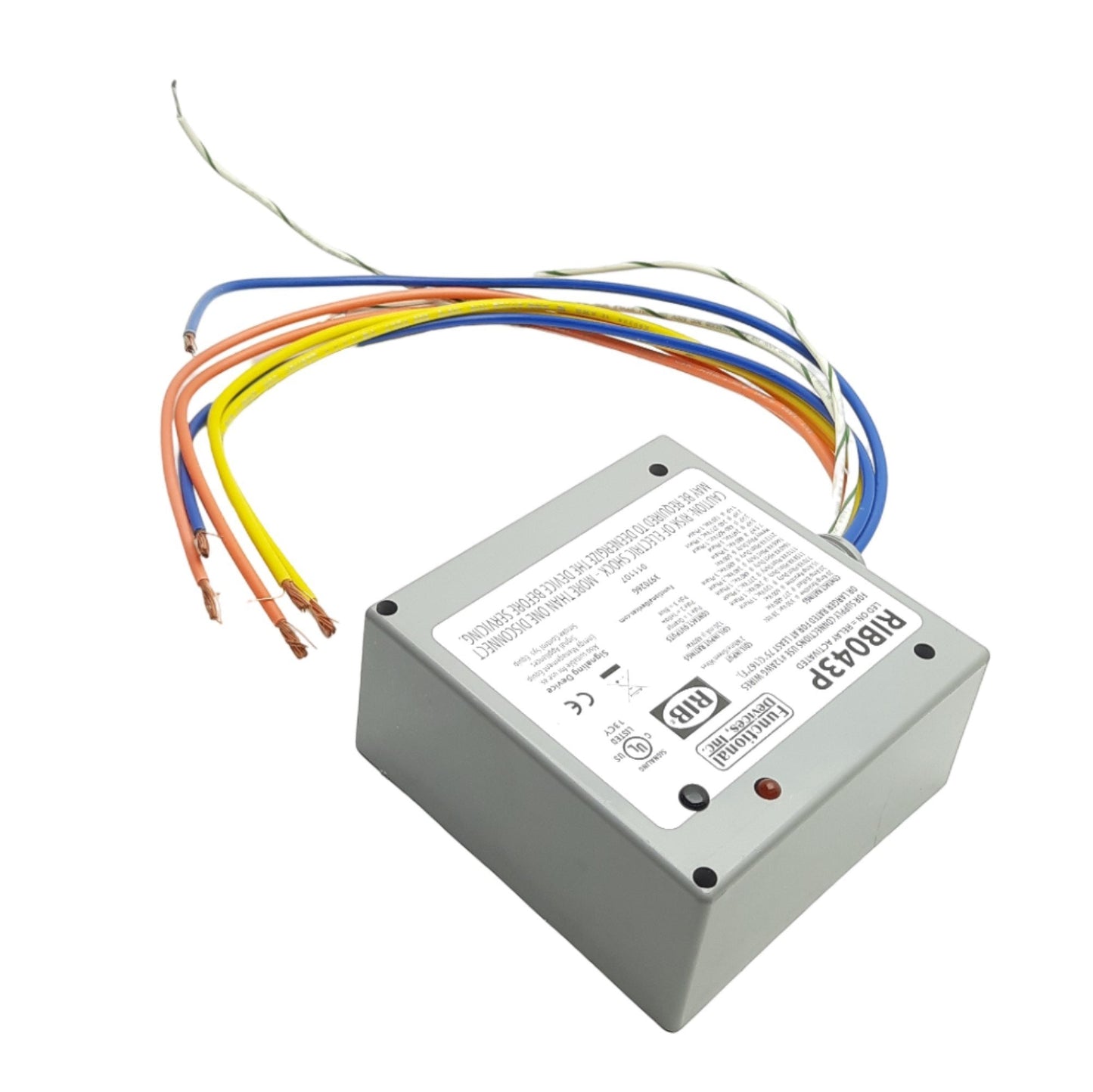 Used Functional Devices RIB043P Power Relay, 3PST-NO 20A Contact, 480VAC Coil Voltage