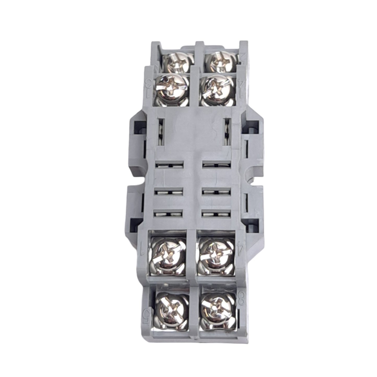 Used Lot of 12 IDEC SH2B-05 Relay Sockets, 8-Pin Blade, DPDT, 10A Max, DIN Rail