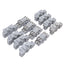 Used Lot of 12 IDEC SH2B-05 Relay Sockets, 8-Pin Blade, DPDT, 10A Max, DIN Rail
