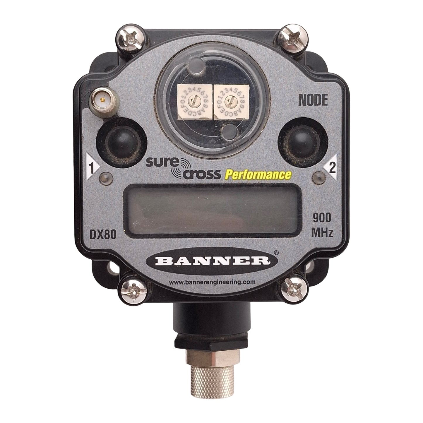 Used Banner DX80N9X1S-P6 Sure Cross DX80 Performance P6 Node, 900MHz, 10-30VDC