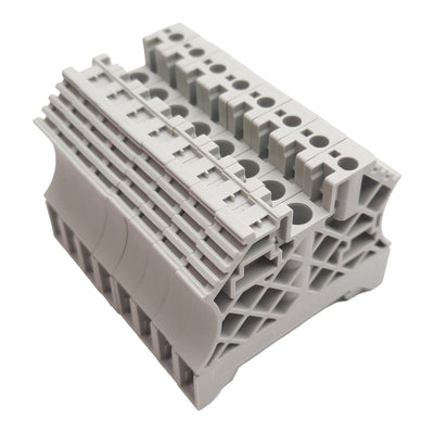 New Lot of 8 Allen Bradley 1492-EAJ35 Terminal Block End Anchor, 8mm, DIN Rail Mount
