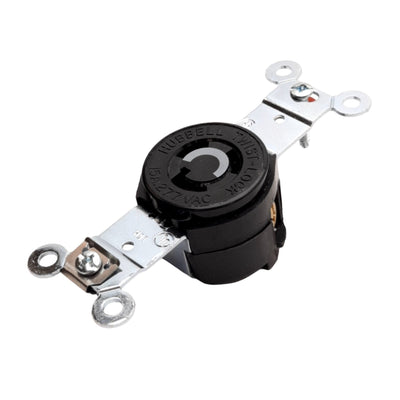 New Hubbell HBL4760 Twist-Lock Receptacle, 2-Pole, 15A 277VAC, NEMA L7-15R