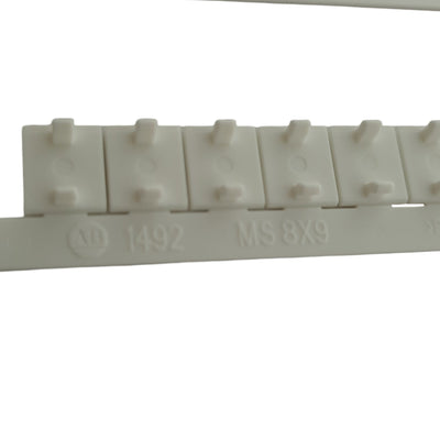 New  Lot of 5 Allen Bradley 1492-MS8X9 Marker Card For Relays 8mm x 9mm, 56 Per Card
