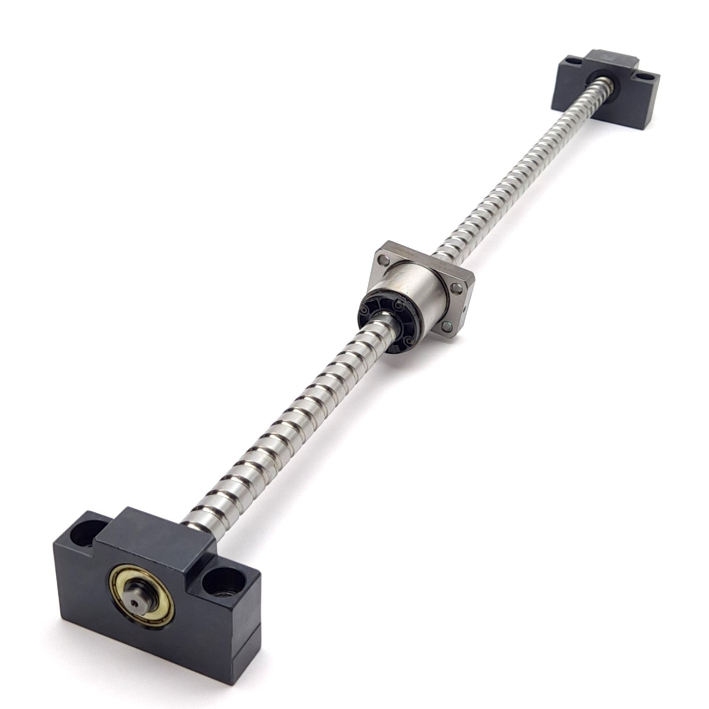 Used Hansan C5 17 Linear Ball Screw Assembly, ø15mm, 10mm Lead, 570mm Stroke