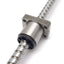 Used Hansan C5 17 Linear Ball Screw Assembly, ø15mm, 10mm Lead, 570mm Stroke