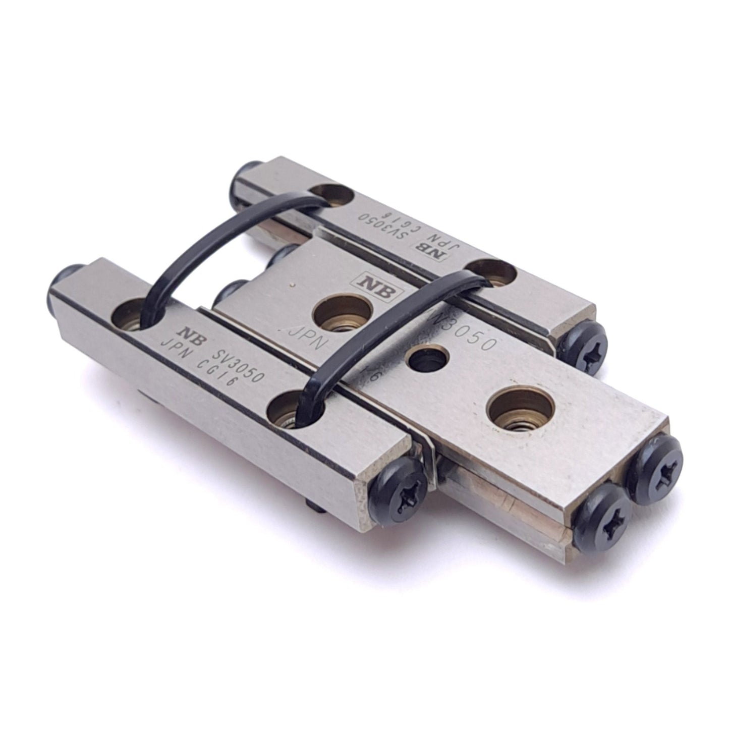 Used Nippon Bearing SVW3050 SV3050 Linear Cross Roller Slide, 18mm Stroke, 25mm Pitch