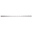 Used IKO LWL15 B G65HL Linear Motion Guide Rail, 15mm Rail, 557mm Length, 40mm Pitch