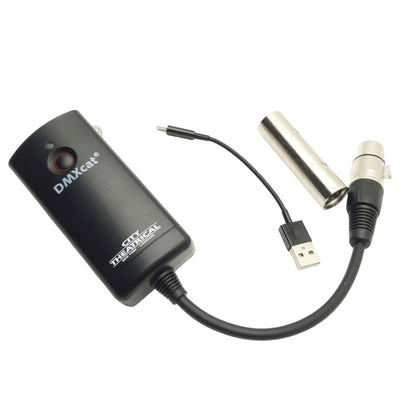 Used City Theatrical DMXcat 6000 Multifunction Test Tool, Bluetooth, 5-Pin XLRF