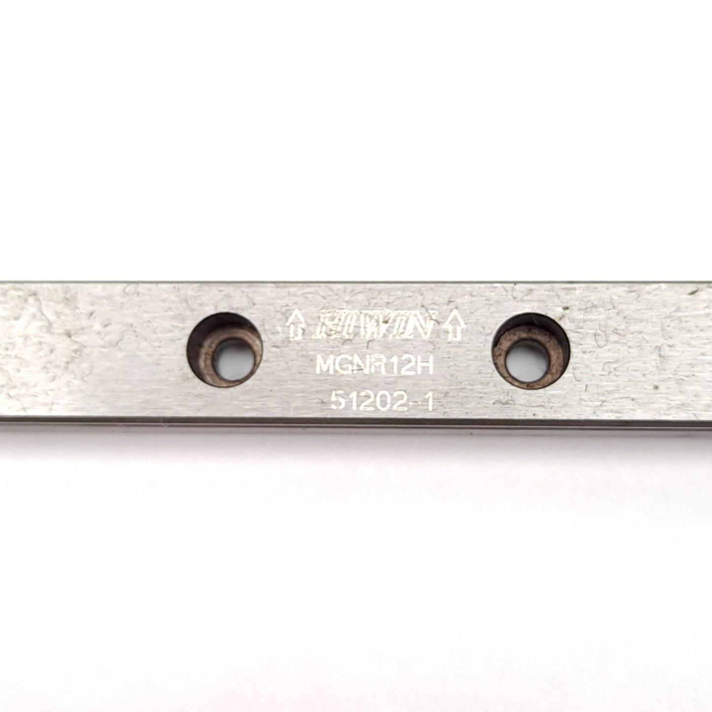 Used Hiwin MGN12 (x2) Miniature Linear Guide Blocks w/ 12x635mm Rail, 5.88kN Max