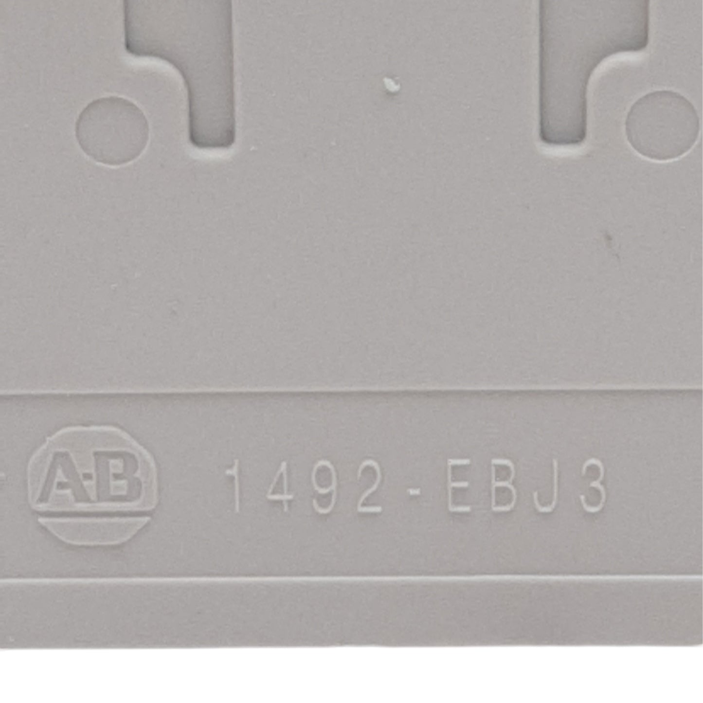 Used Lot of 50 Allen Bradley 1492-EBJ3 Terminal Block End Barrier, 1.5 x 33.35 x 60mm