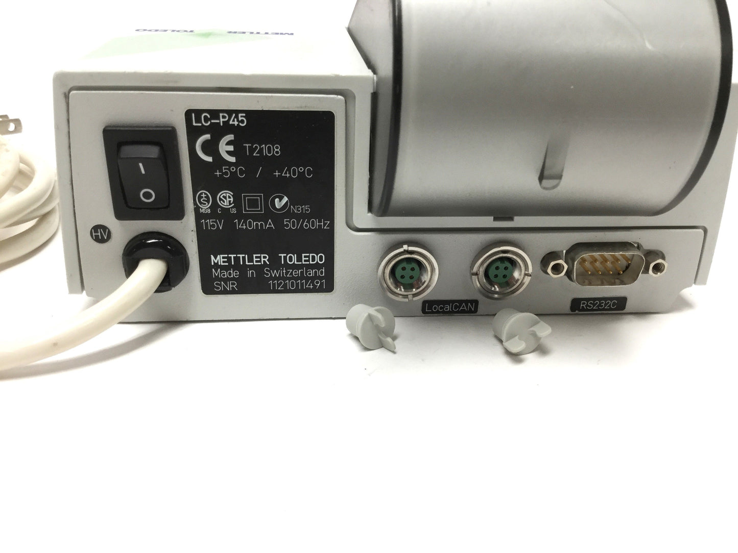 Used Mettler Toledo LC-P45 Compact Balance Scale Dot Matrix Printer RS-232C, LocalCAN