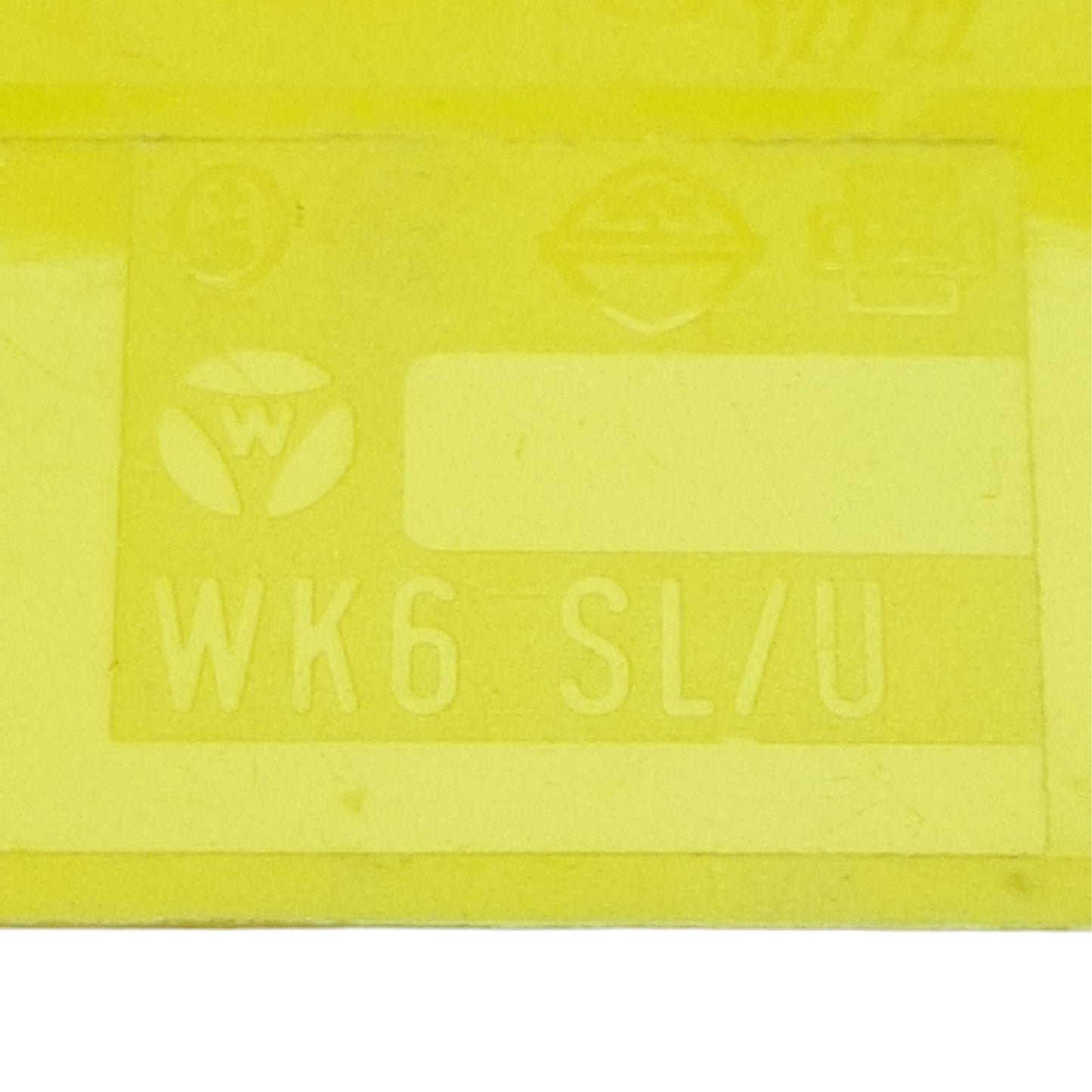 Used Lot of 8 Wieland WK6 SL/U Terminal Block, 1-Level 2-Position, 8mm, 800V
