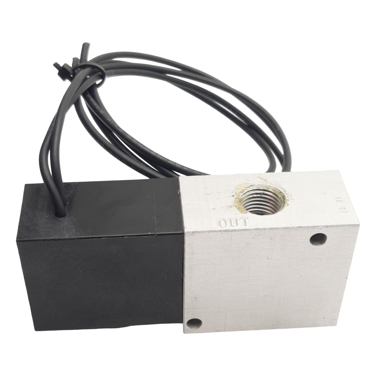 Used Humphrey 32024VDC Solenoid Valve, 2-Way, 0-125psi, 1/4in NPSF, 24VDC Coil
