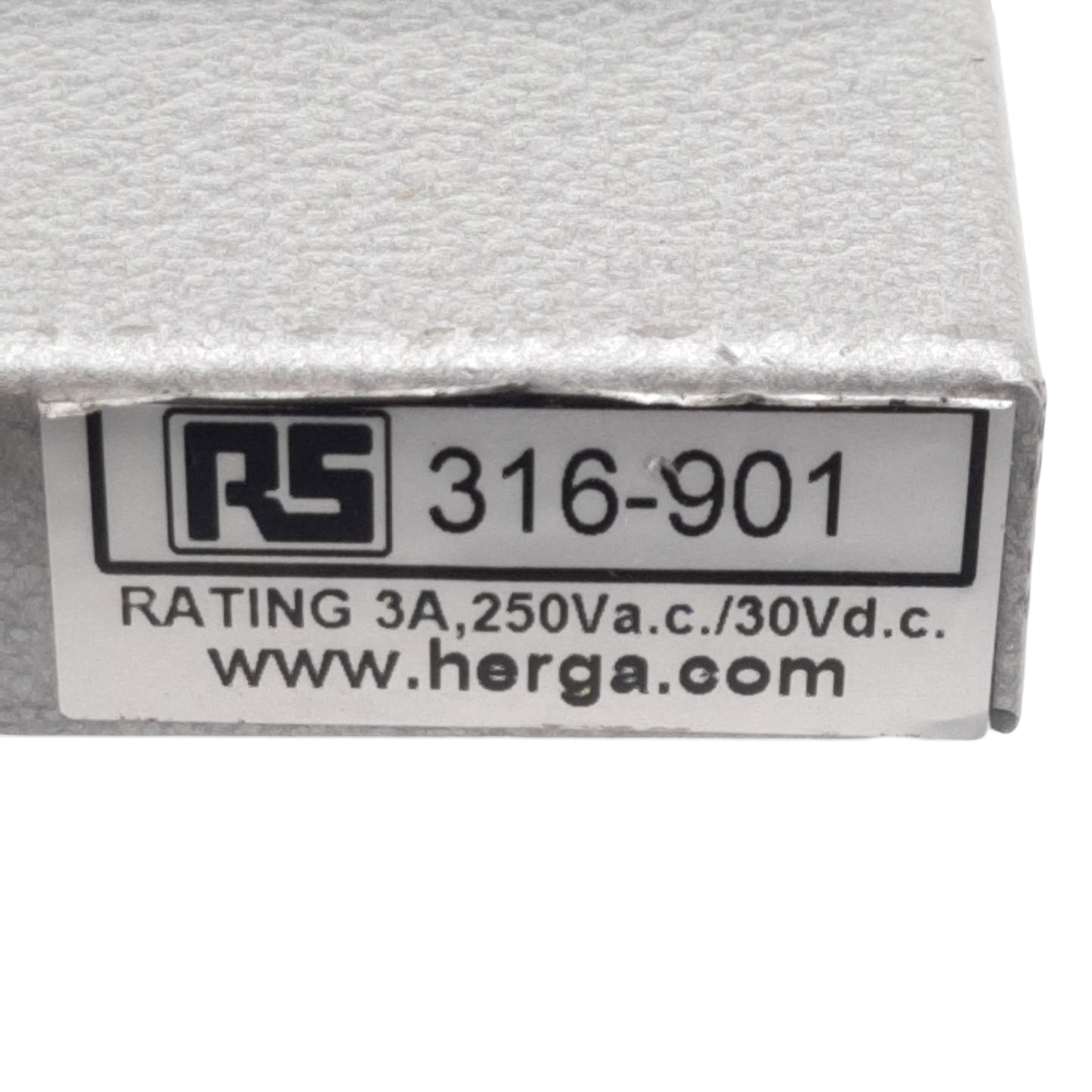 Used RS PRO 316-901 Momentary Foot Pedal Switch, SPDT, 250VAC/30VDC 3A