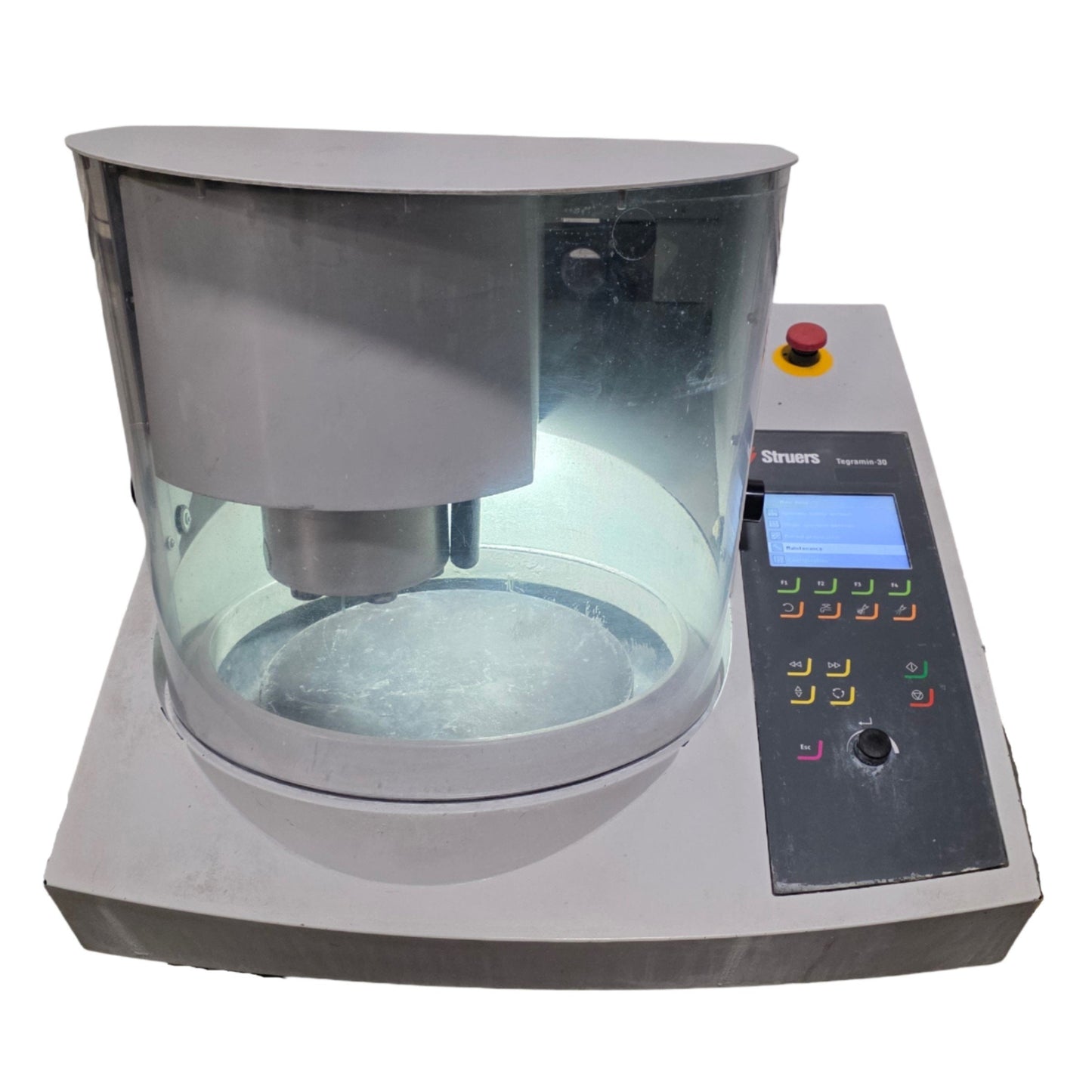 Used Struers Tegramin-30 Automatic Sample Grinding Polishing Machine 300mm Disc 240V