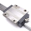 Used THK SHS20C Caged Ball Linear Guide Block w/ 20x460mm Rail, M6, 38.4kN Max