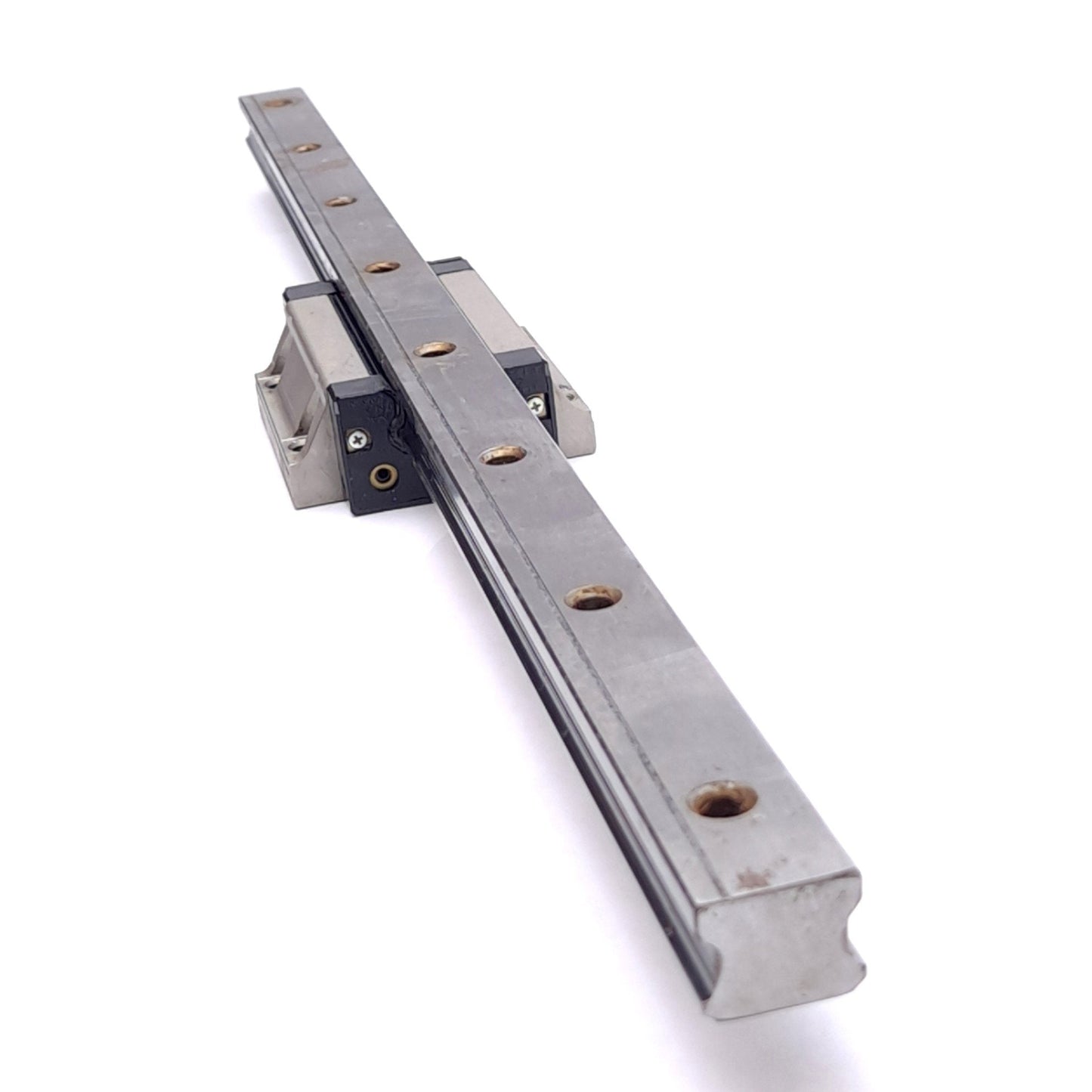 Used THK SHS20C Caged Ball Linear Guide Block w/ 20x460mm Rail, M6, 38.4kN Max