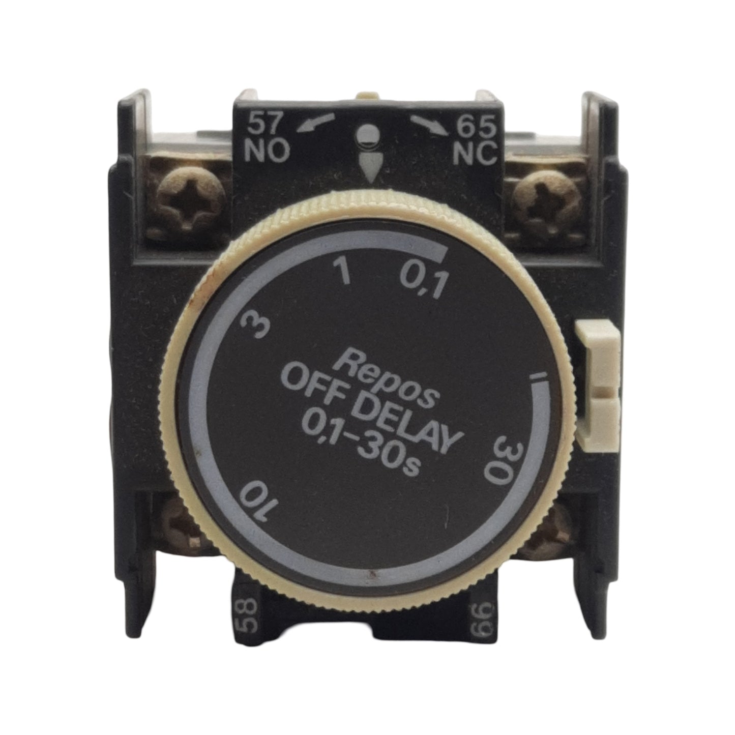 Used Telemecanique LA3-D22 Repos Off Delay Time Relay 0.1-30s Range 1NO 1NC, 10A 660V