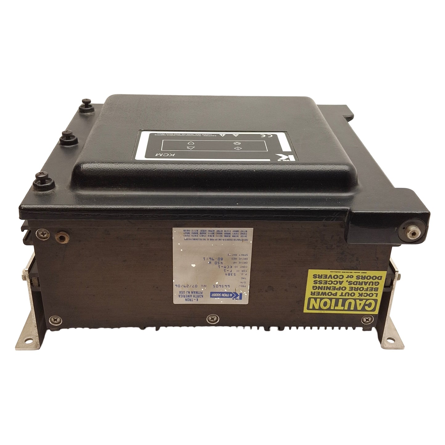 Used K-Tron 665605 KCM-1 Feeder Control and Drive Module, 115/230VAC Supply, 450W