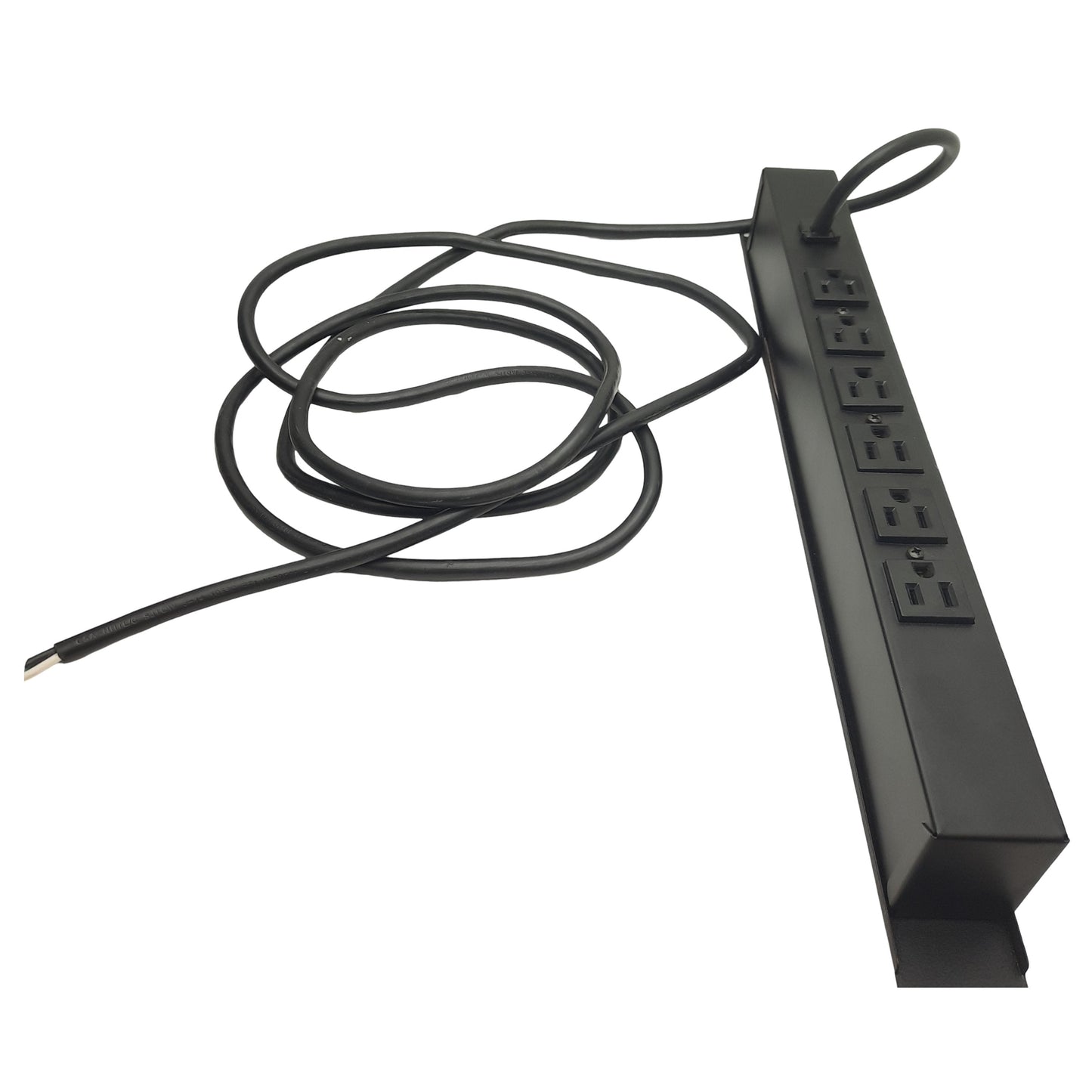 Used PermaPower R5BZ-15 Surge Protector, 6-Outlet, 120V AC Input,10 FT cable, 1U