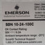 Used Emerson SDN 10-24-100C SOLA Power Supply, 100-240VAC in, 24VDC 10A Out, DIN Rail