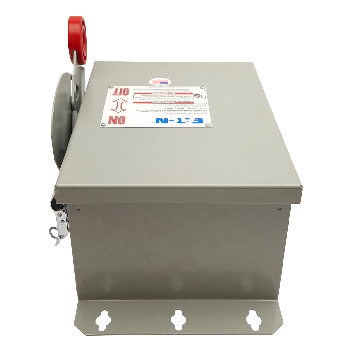 New Eaton DH361UDK Heavy Duty Non-Fusible Safety Switch, 3-Pole, 600V 30A, NEMA 12