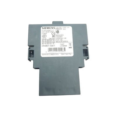 New Siemens 3RH2921-1DA11 Auxiliary Switch Block, 1 N.O. & 1 N.C., 10A/240VAC