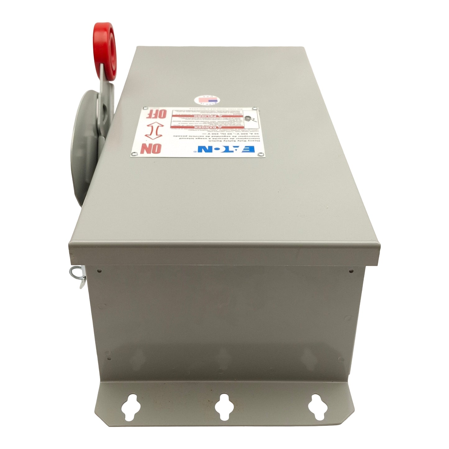 New Eaton DH361FDK Heavy Duty Fusible Safety Switch, 3-Pole, Class H Fuse, 600V 30A