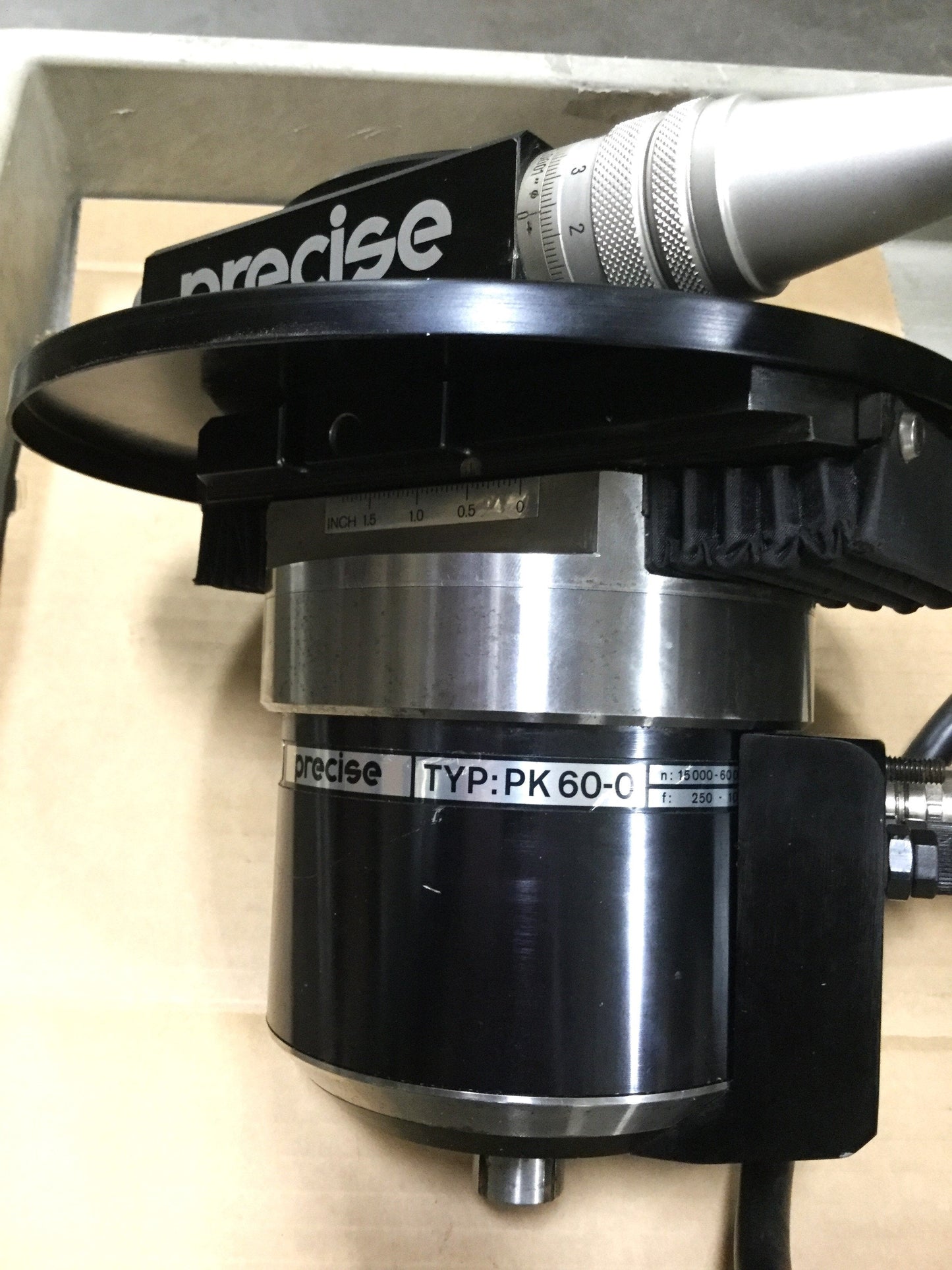 Used Precise PK 60-O Manual Jig Grinding Milling Boring Spindle 60,000RPM, 2HP