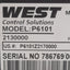 Used West P6101Z2170000 Temperature Controller, SPDT 24VDC 4-20mA Out, 100-240VAC In