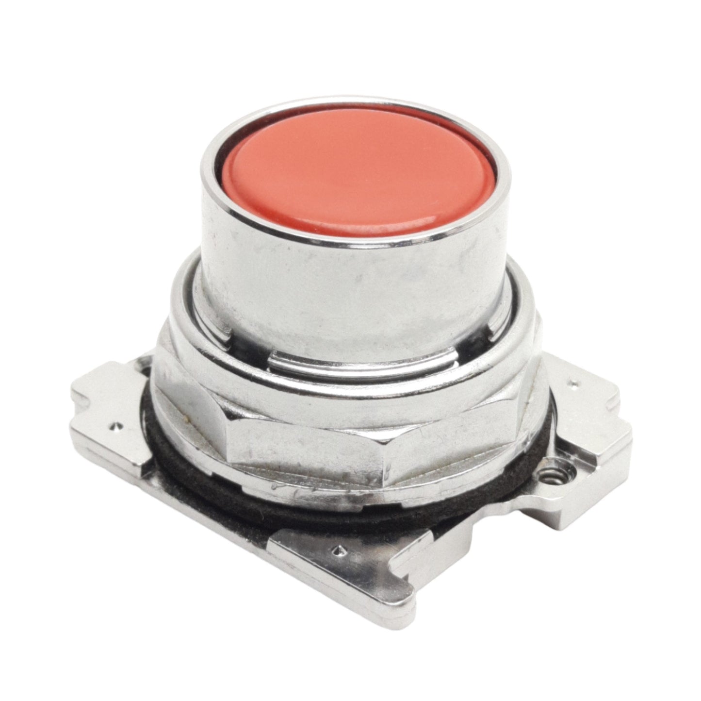 Used Eaton 10250T102 Pushbutton Operator, Momentary, Flush, Red, 30.5mm Size