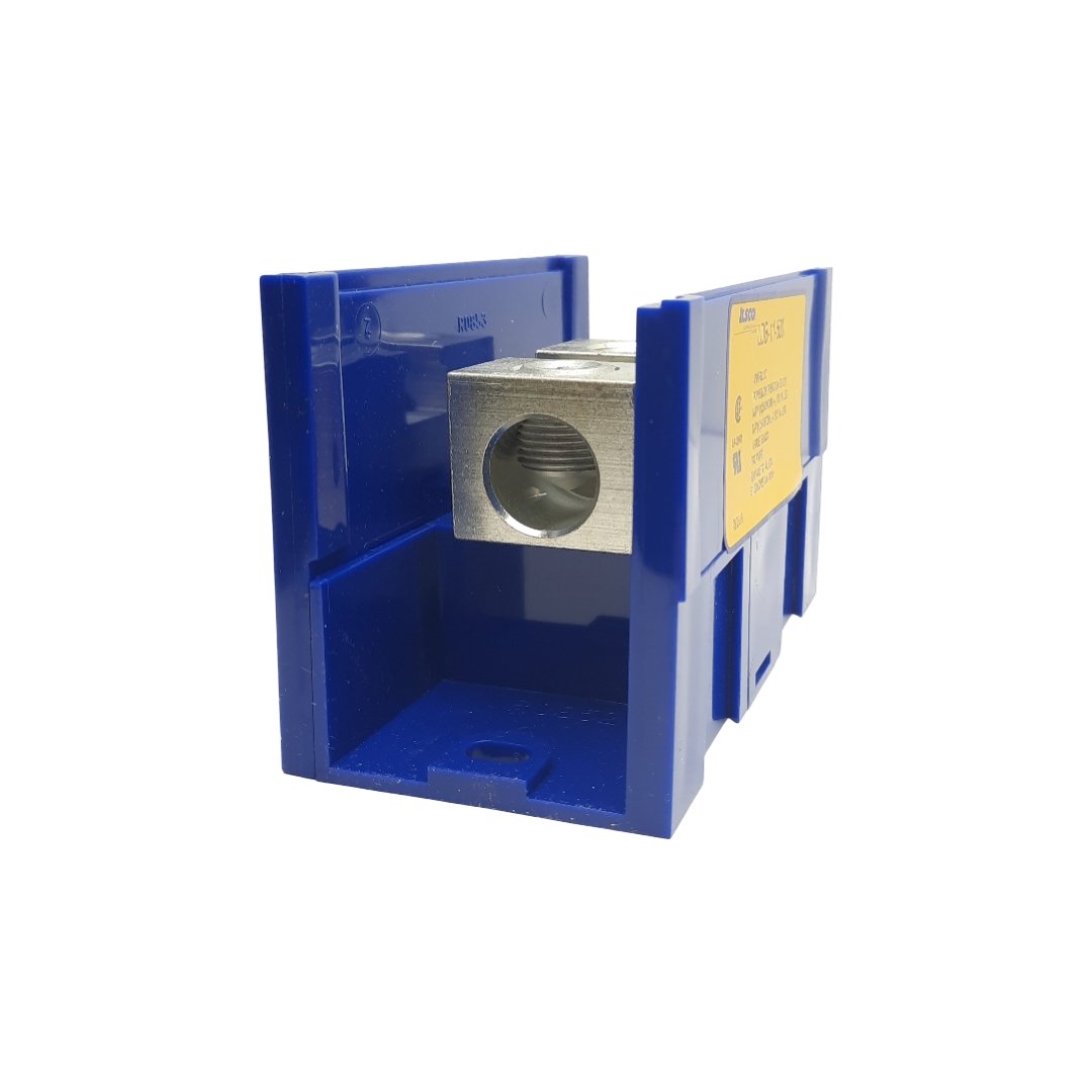 New Ilsco LDB-11-500 Power Distribution Snap Block, 1 Pole, 380 Amps, 600 Volts