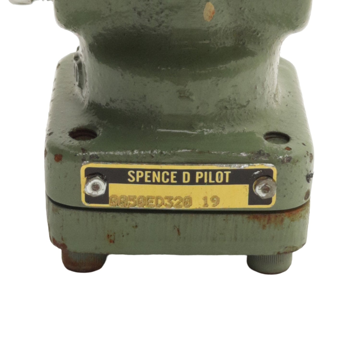 Used Spence 0050ED320 19 Type D Valve Pilot Regulator 1/4in & 1/8in NPT, 3-150psi Set