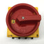 Used Moeller P1-32 Disconnect Power On/Off Switch, 3-Pole, Flush Mount 32A 600VAC