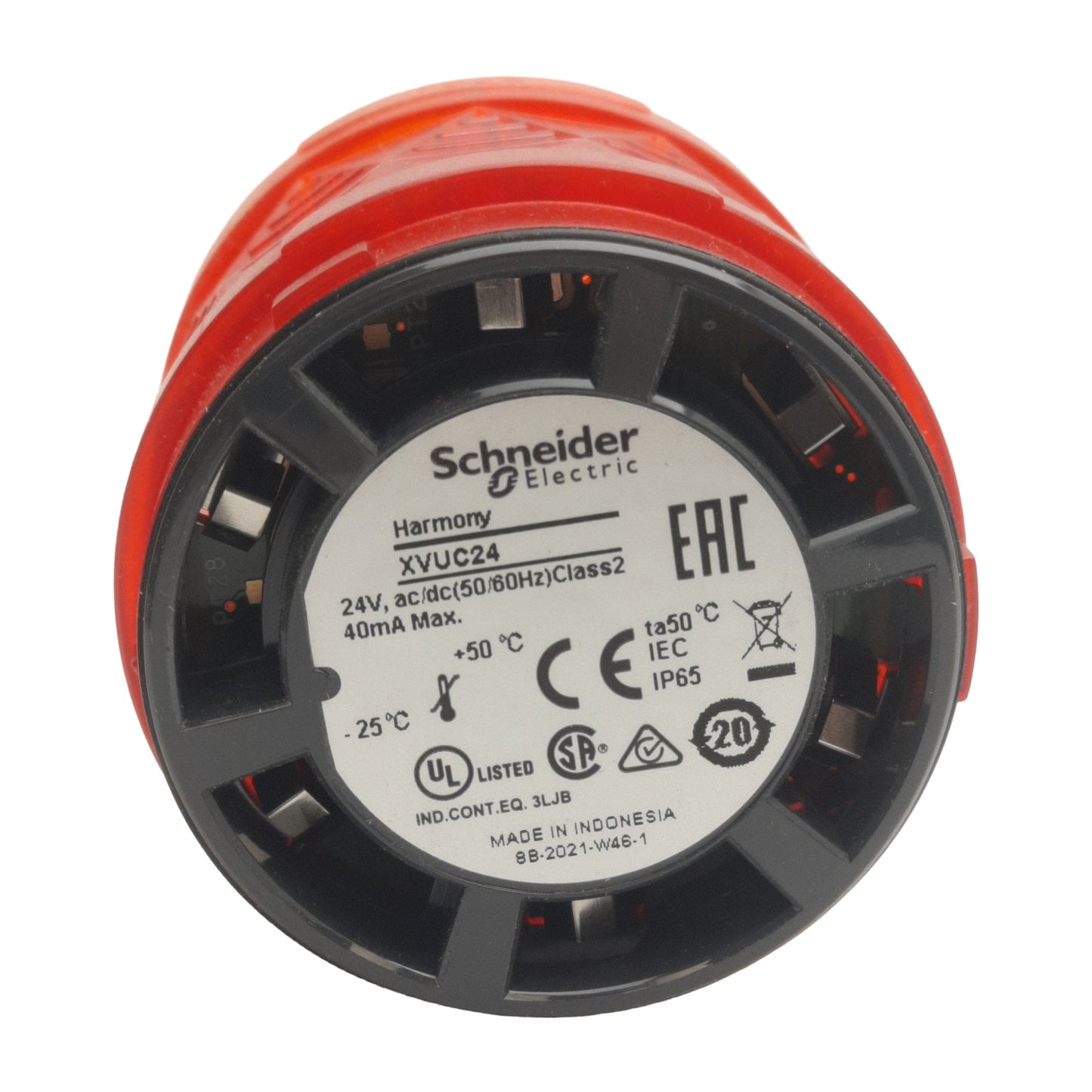 New Schneider Electric XVUC24 Modular Tower Light XVUC24, 60mm, Harmony XVU, Red LED