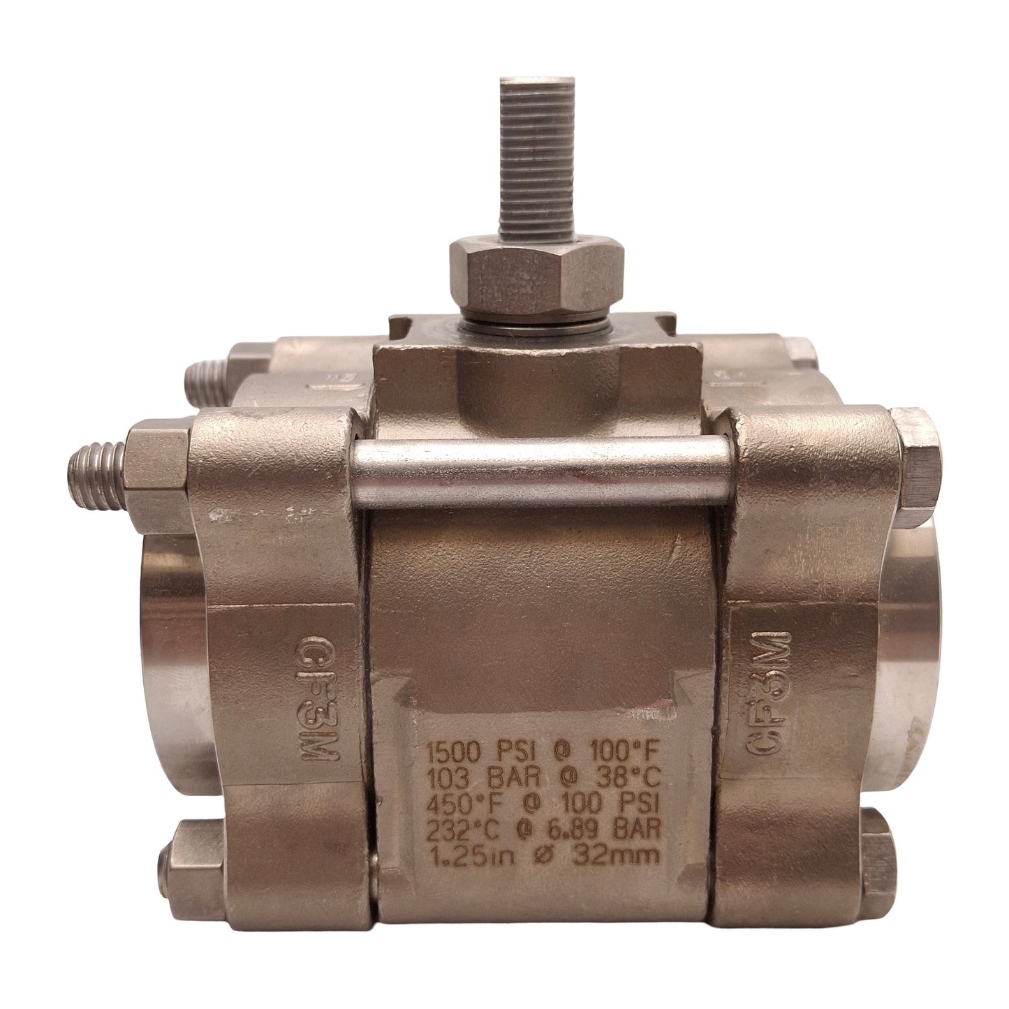 Used Swagelok SS-67TF24 Stainless Steel 60 Series Ball Valve, 1500psig, 1-1/2in NPT