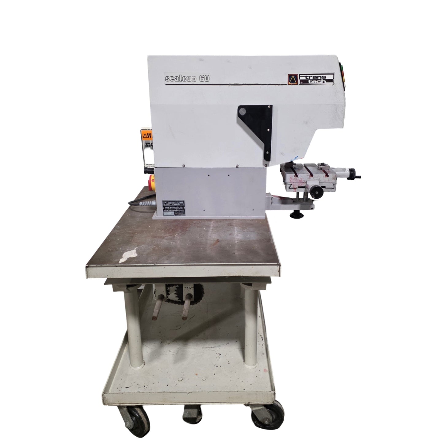 Used Trans Tech Sealcup 60 Pad Printing Machine 600-4200Cycles/Hour, 50mm Dia Print