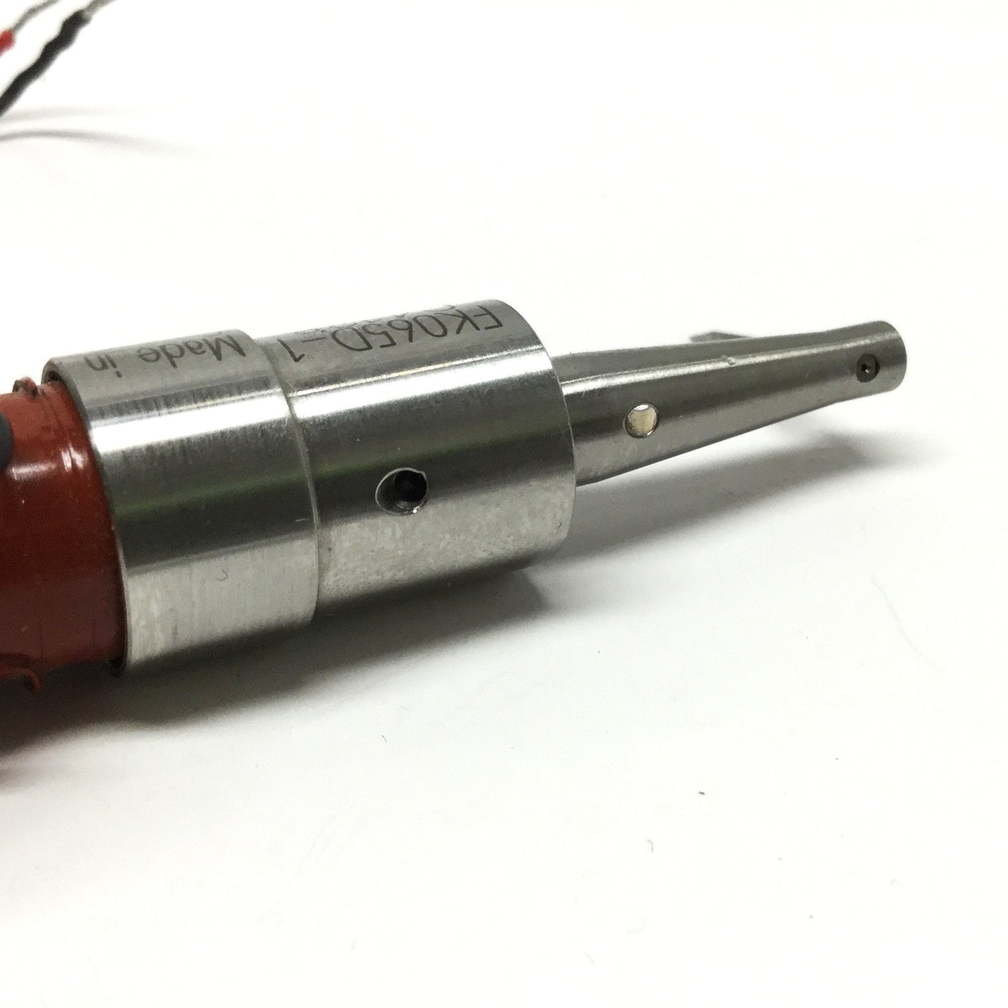 Used F&K FK065D-1 Ultrasonic Transducer Wedge-Wedge Fine Wire Bonding 65kHz, 45°/60°