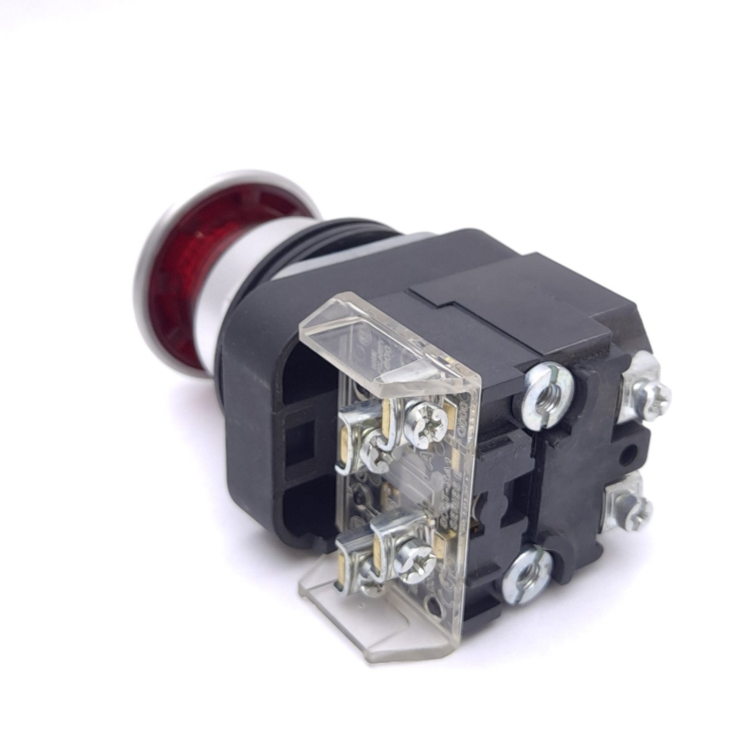 Used Allen Bradley 800T-FXPH16RA1 E-Stop Push/Pull Switch, ø30mm, 1NCLB 1NO, 120VAC