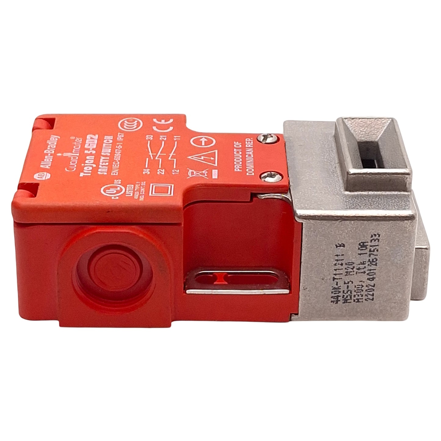 New – Open box Allen Bradley 440K-T11211 Guardmaster Trojan Safety Switch, 2NC+1NO, *No Key*