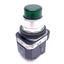 Used Allen Bradley 800T-PBH16G Green Pushbutton Switch, ø30mm, 1NC 1NO, 120VAC