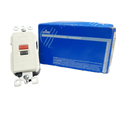 New Leviton 8895-W Residential High Current Circuit Interrupter, 20Amp, 125V