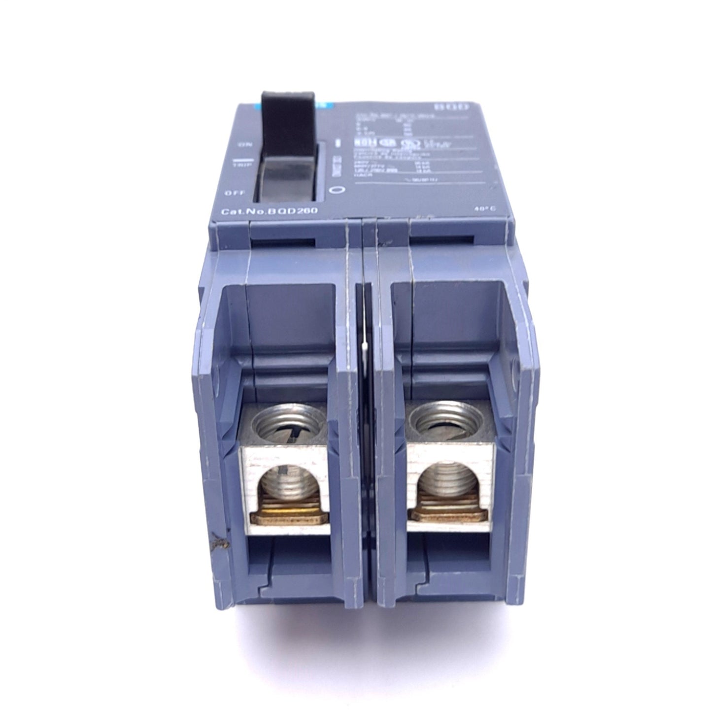 Used Siemens BQD260 Circuit Breaker, 2-Poles, 60A, 480Y/277VAC 3-Phase, 125/250VDC