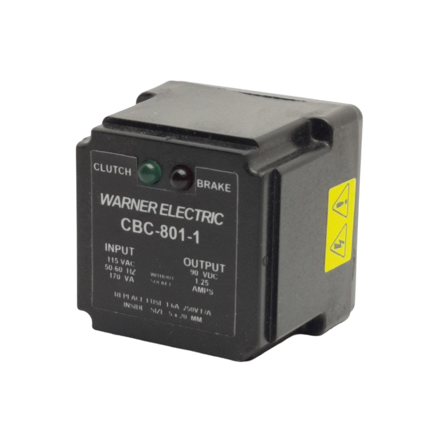 New Warner Electric CBC-801-1 Clutch/Brake Control 90VDC 1.25A Output, 120VAC Input