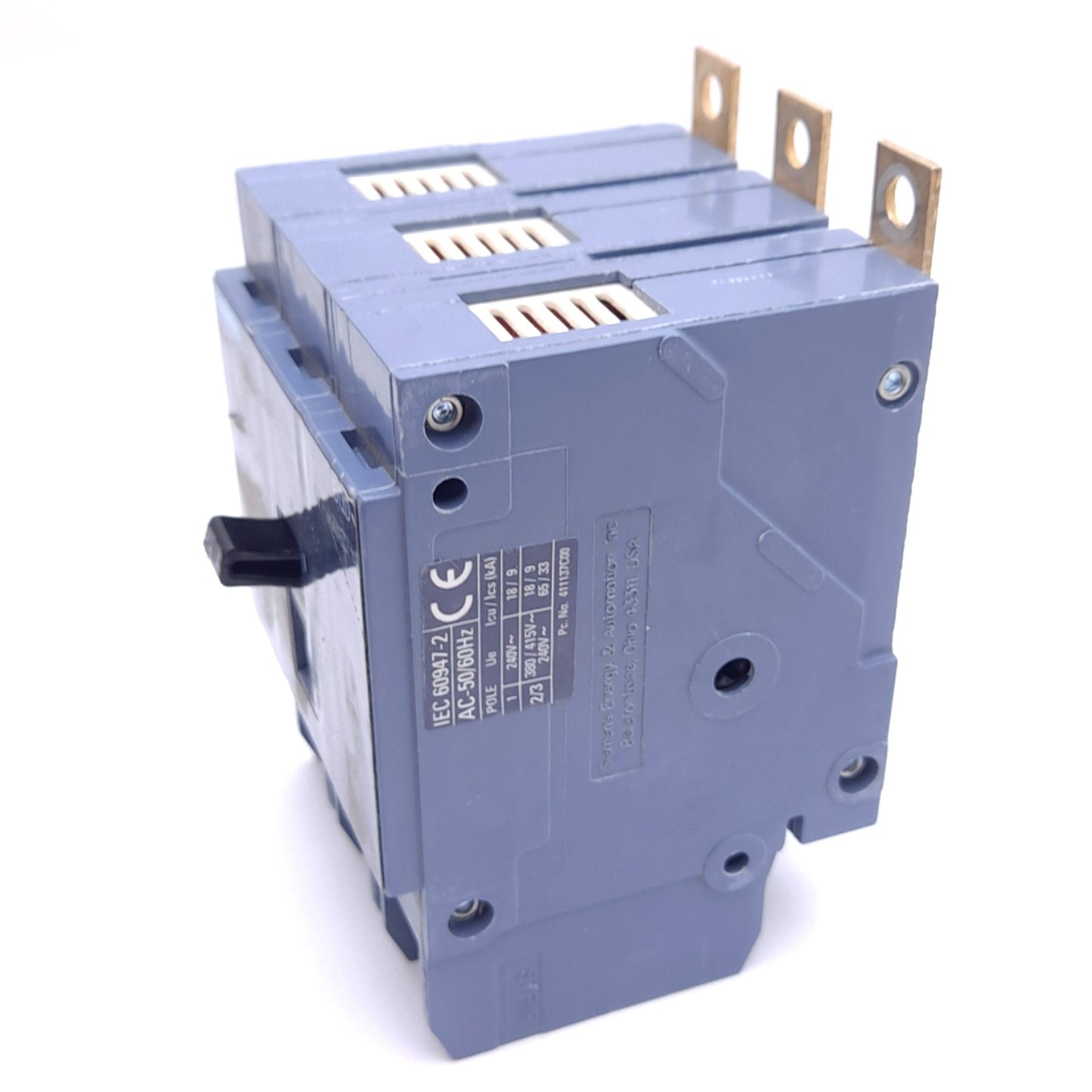 Used Siemens BQD320 Thermal Magnetic Circuit Breaker, 3-Pole, 20A, 480Y/277VAC