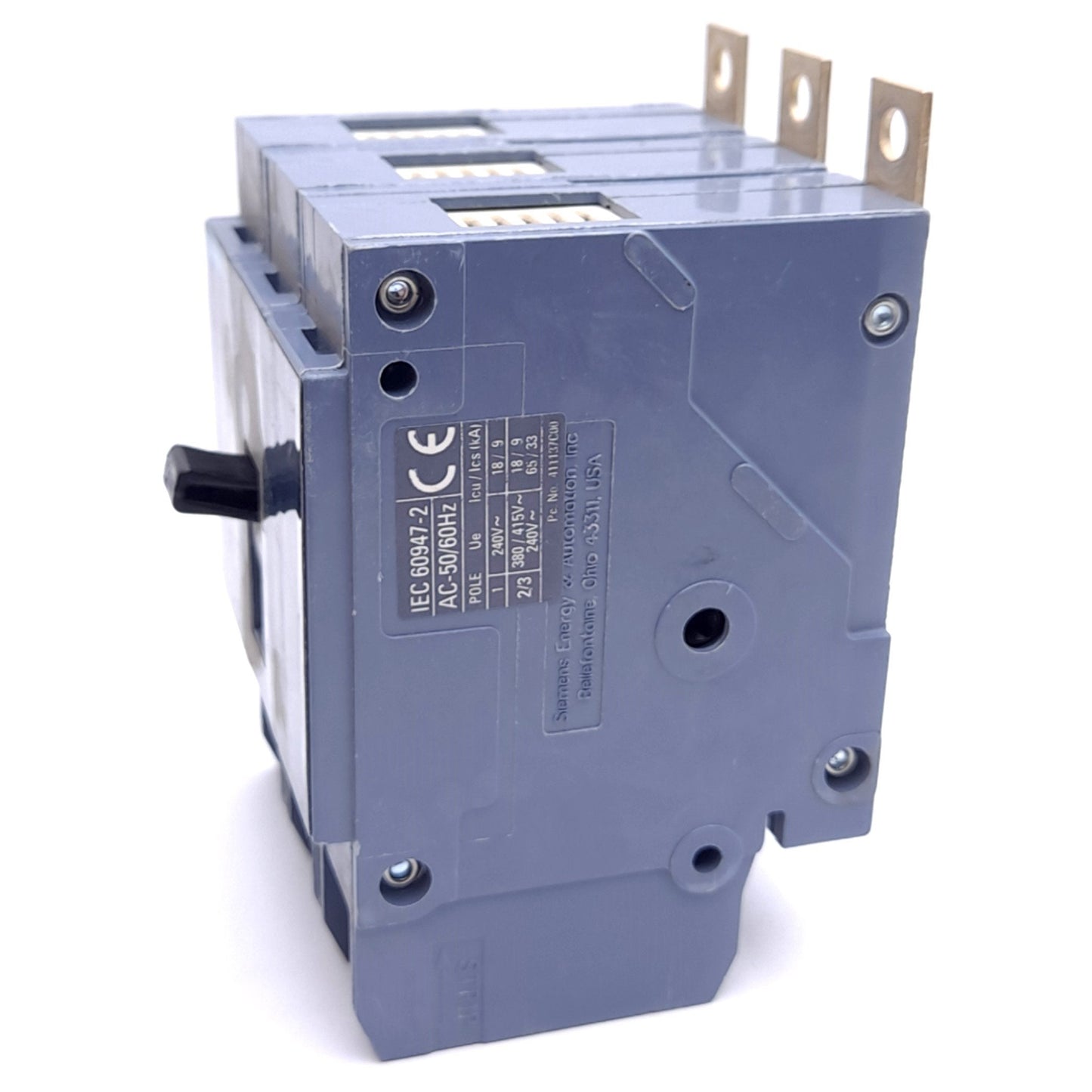 Used Siemens BQD330 Thermal Magnetic Circuit Breaker, 3-Pole, 30A, 480Y/277VAC