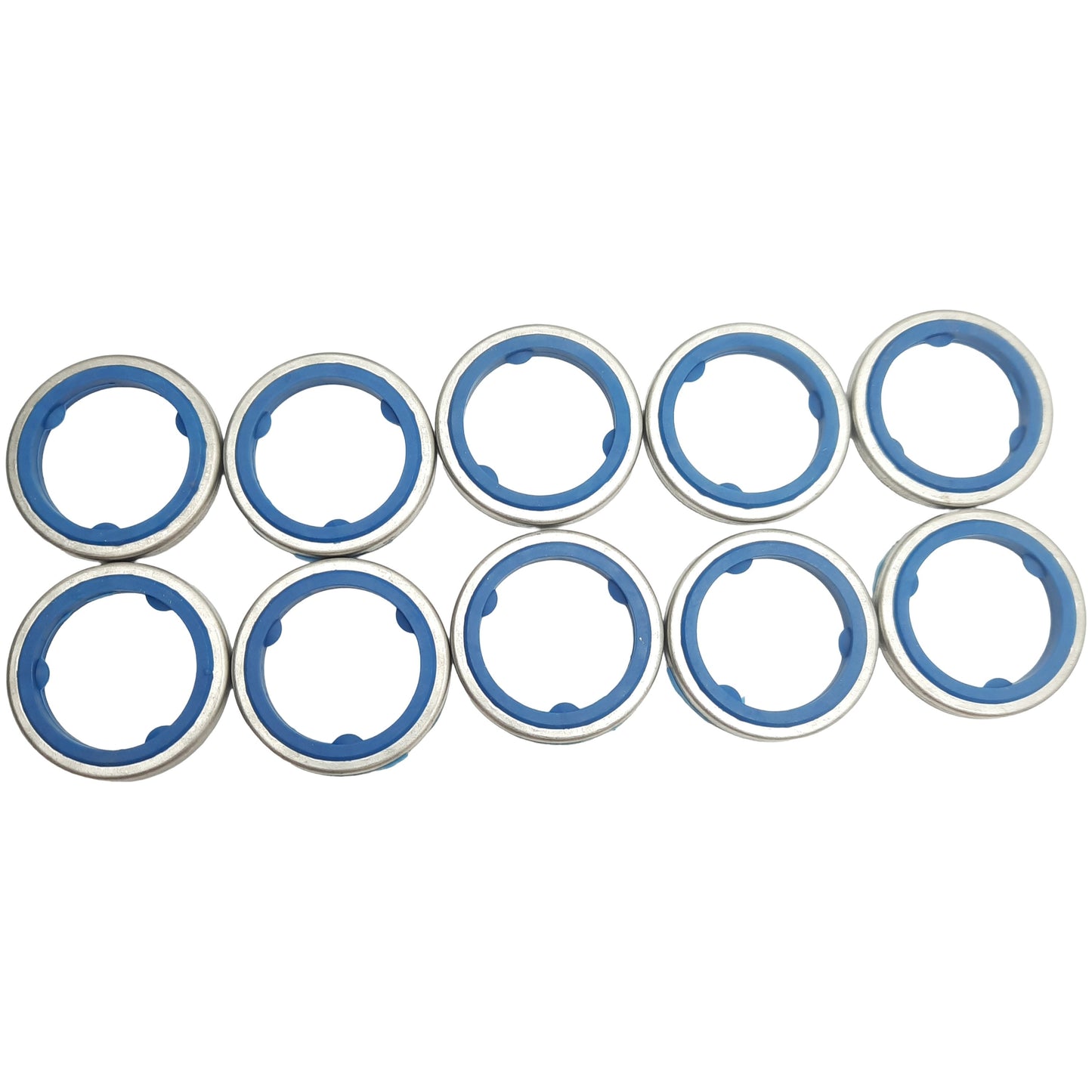 New Lot of 10 Thomas & Betts 5303 3/4in Sealing Rings, Stainless Steel & Plated Zinc