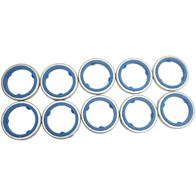 New Lot of 10 Thomas & Betts 5303 3/4in Sealing Rings, Stainless Steel & Plated Zinc