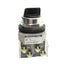 Used Allen Bradley 800T-J2A Selector Switch, 3-Position Knob, 30mm, 1 N.O.- 1 N.C.
